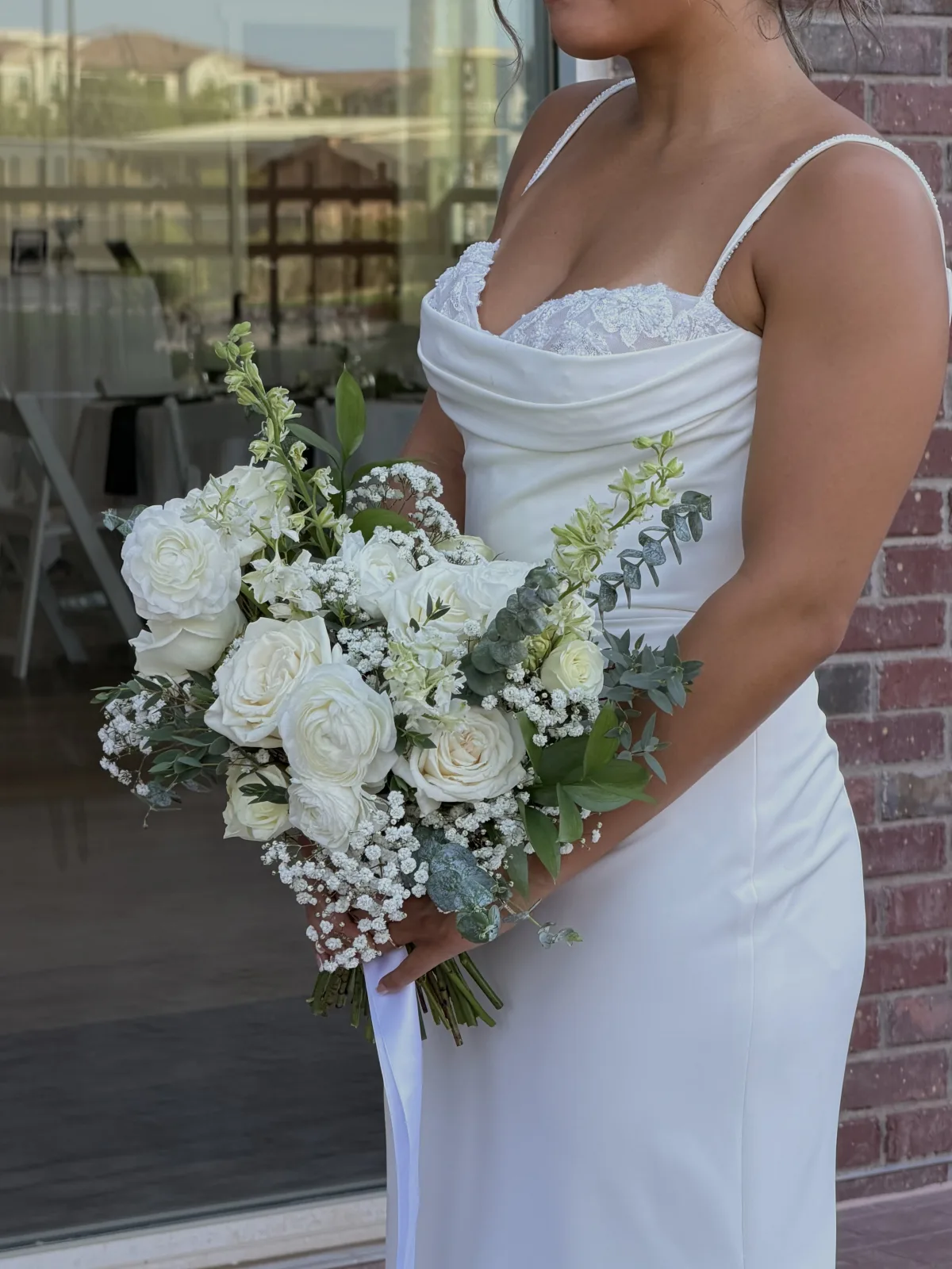 Wedding day moment by Alyssa